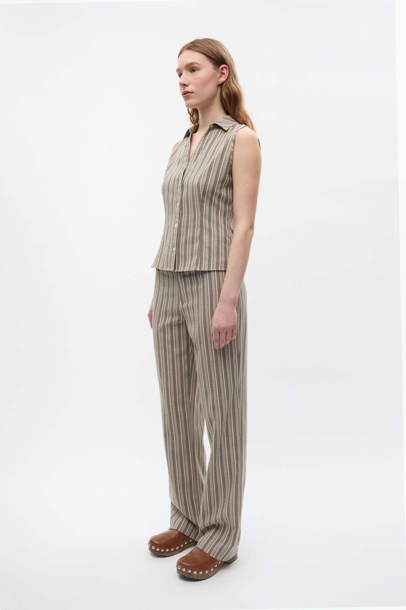 ENGINEVRA SL SHIRT 7245 French Illusion Stripe