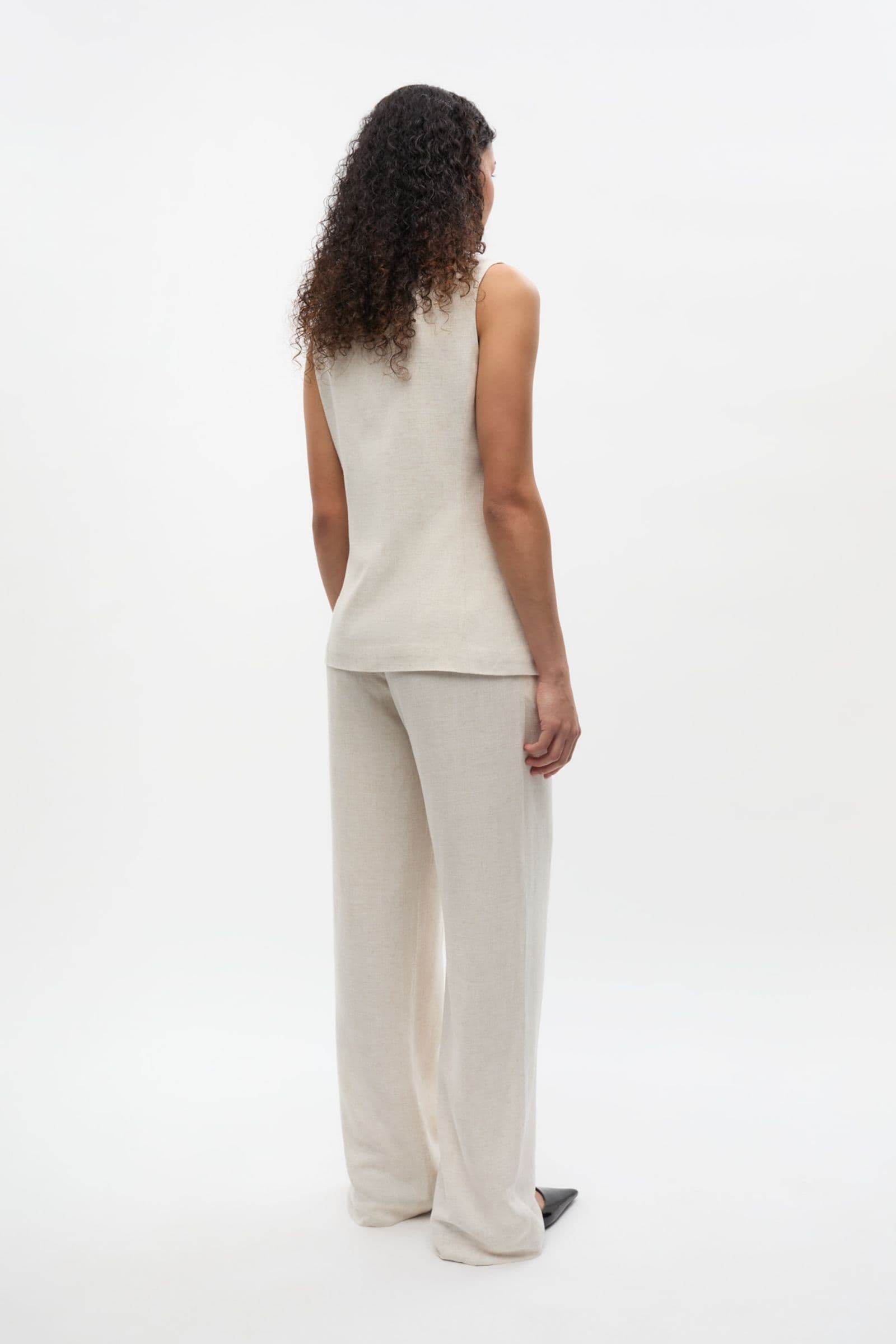 ENATENNA PANTS 7247 Light Sand Mel