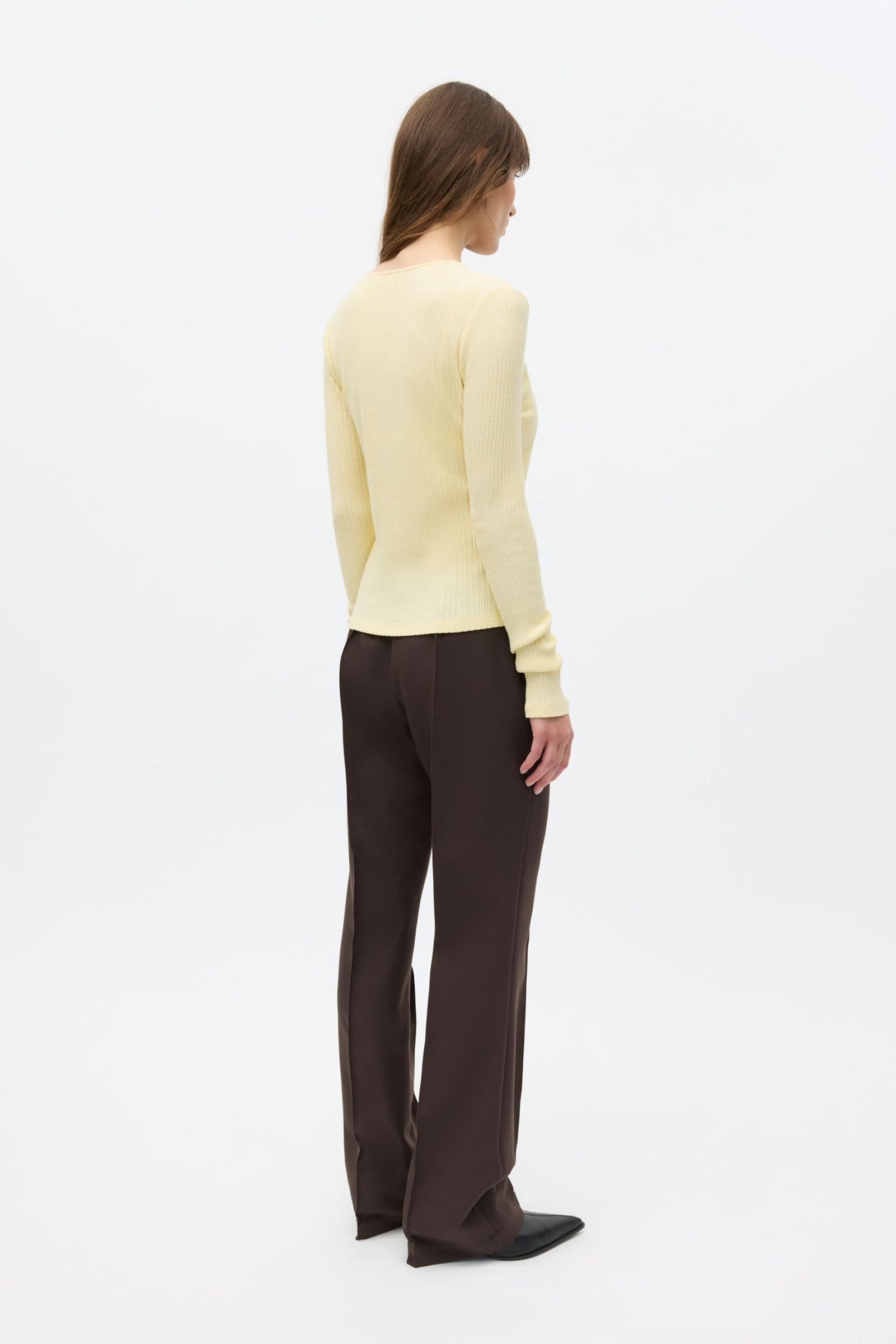 ENVOLVI LS LONG CARDIGAN 7275 Double Cream