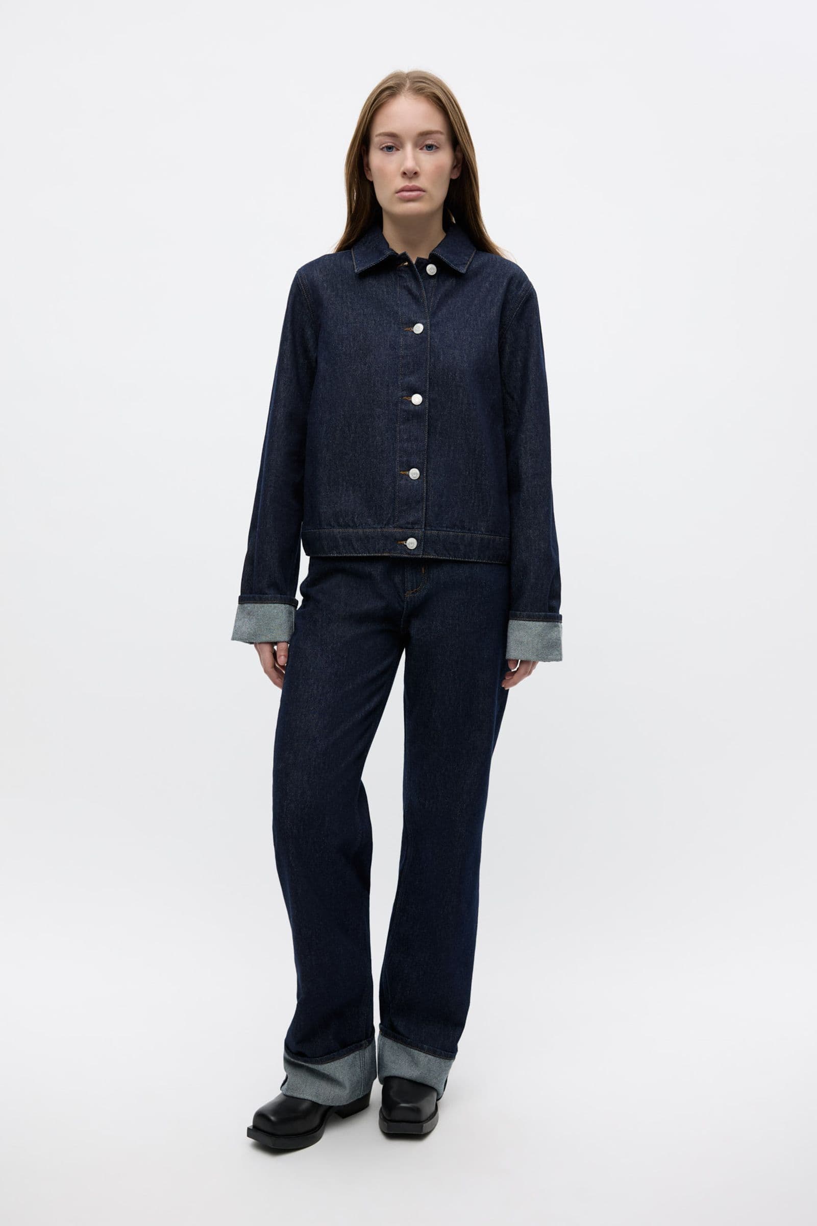 ENBUFFALO JACKET 6856 Dark blue rinse